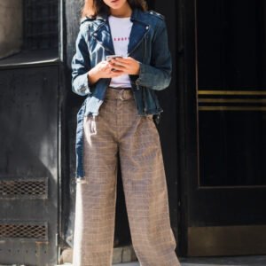 Pantalón Wide Leg Urbano Femenino